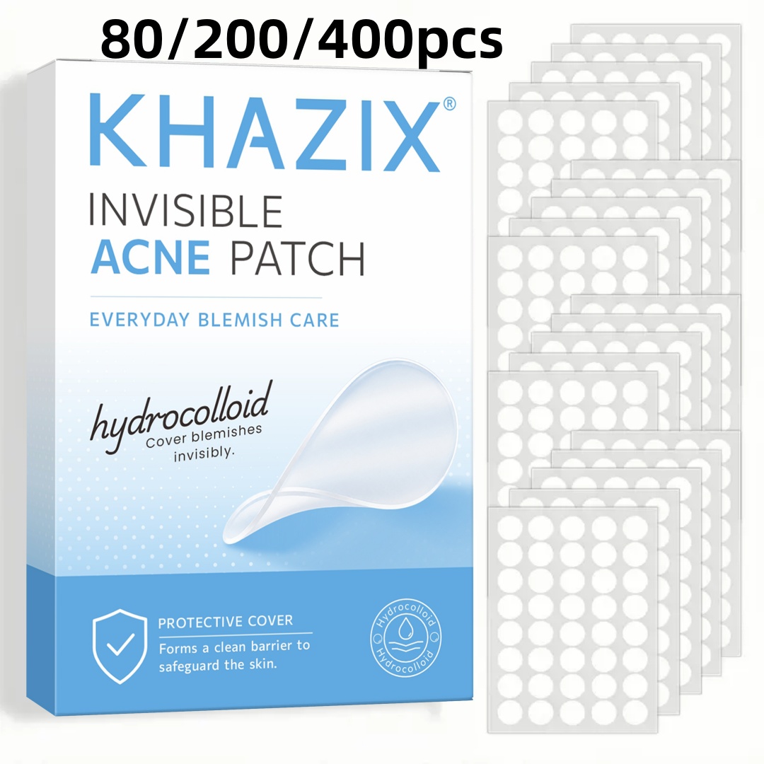 Face Moisturizer - KHAZIX 80/200/400PCS Hydrocolloid Pimple Patches, Invisible