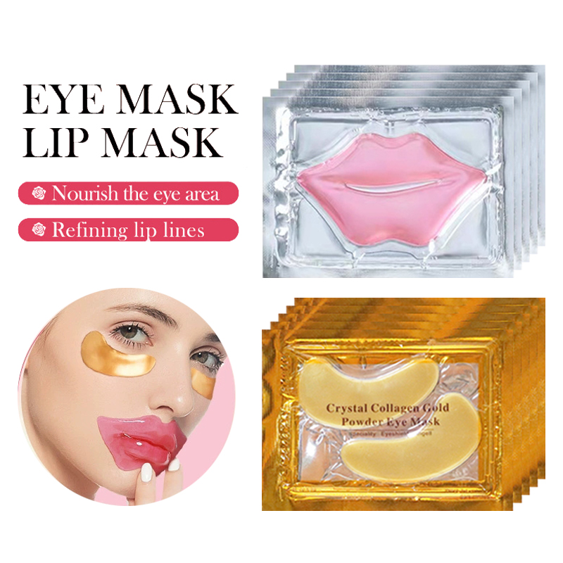 10/20pcs Golden Crystal Collag - Face Mask Skincare review and price