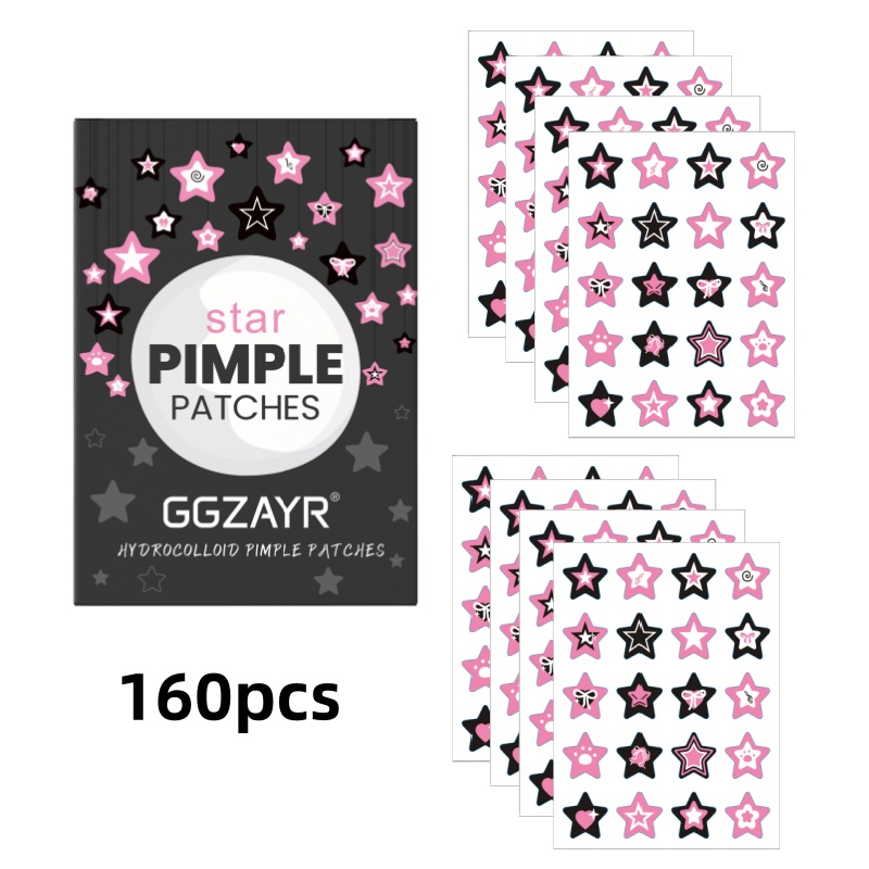80/160pcs Star Acne Patch Set  - Face Moisturizer review and price