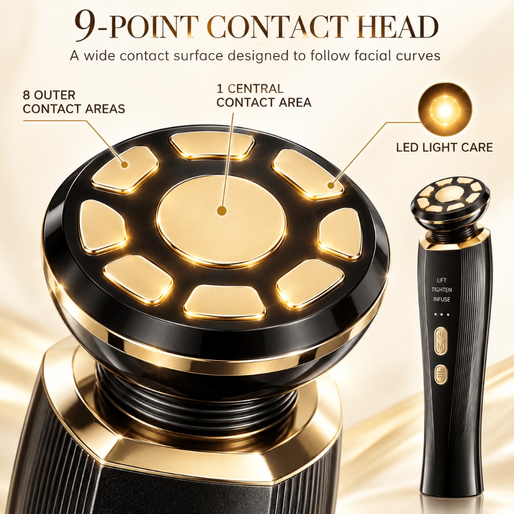 3 Mode Microcurrent Facial Dev - Skincare Glowing review and price
