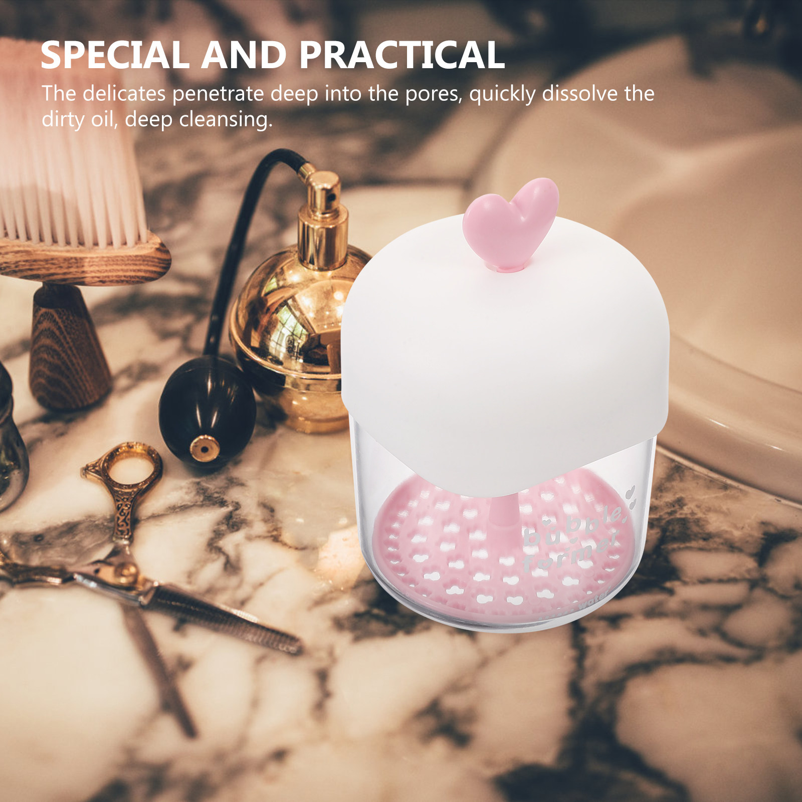 Transparent Manual Foaming Bot - Cleanser Face review and price