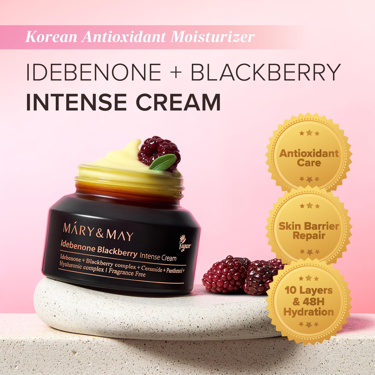 Mary&May Idebenone Blackberry  - Retinol Cream review and price